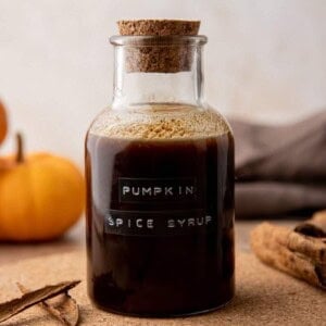 PSL syrup in bottle