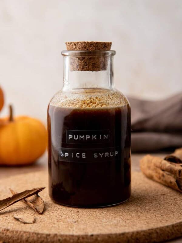 PSL syrup in bottle