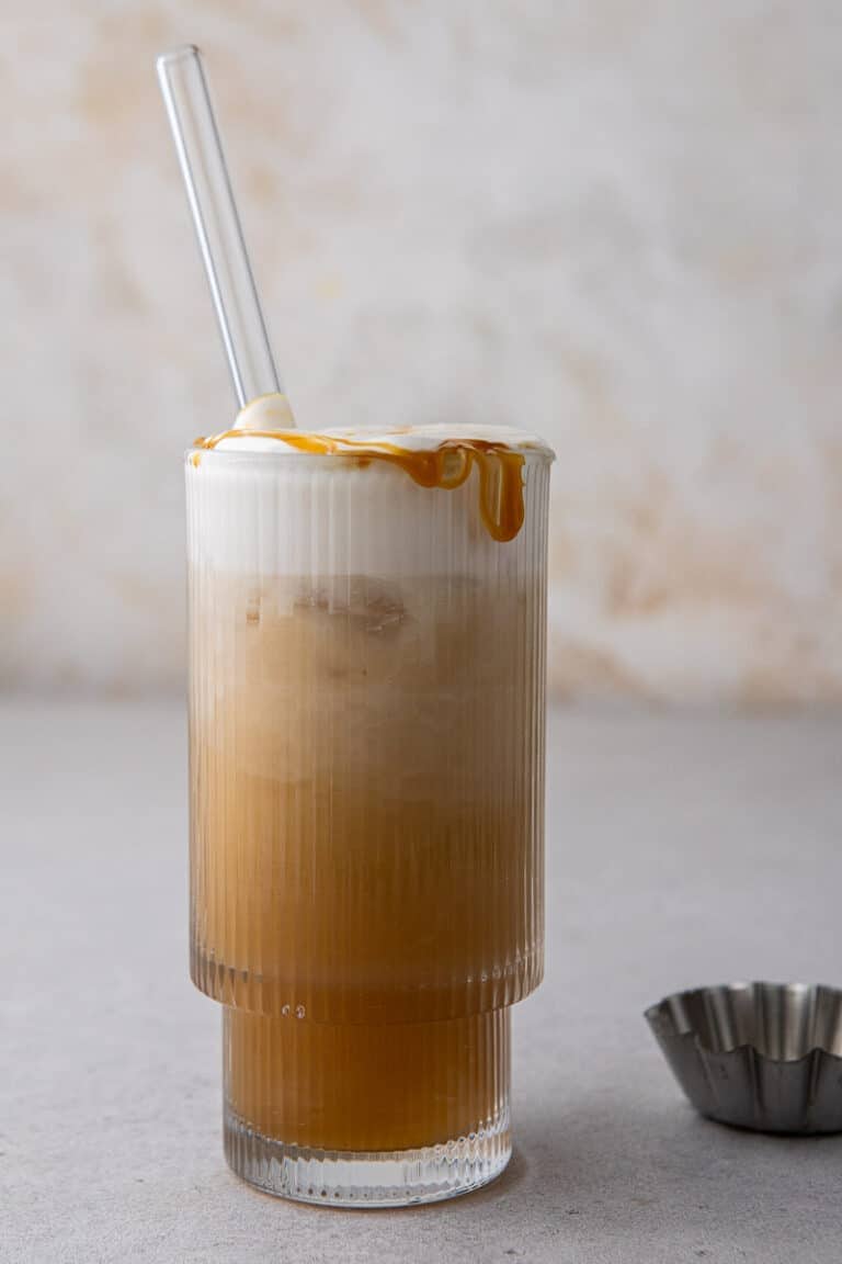 Starbucks salted caramel cold foam cold brew recipe Lifestyle of a Foodie