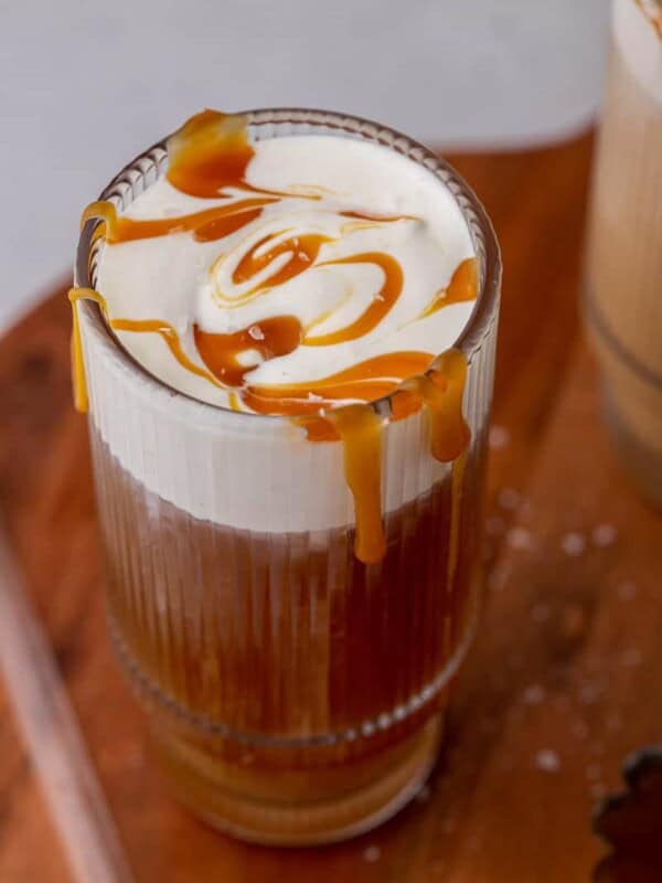 Starbucks salted caramel cold foam cold brew