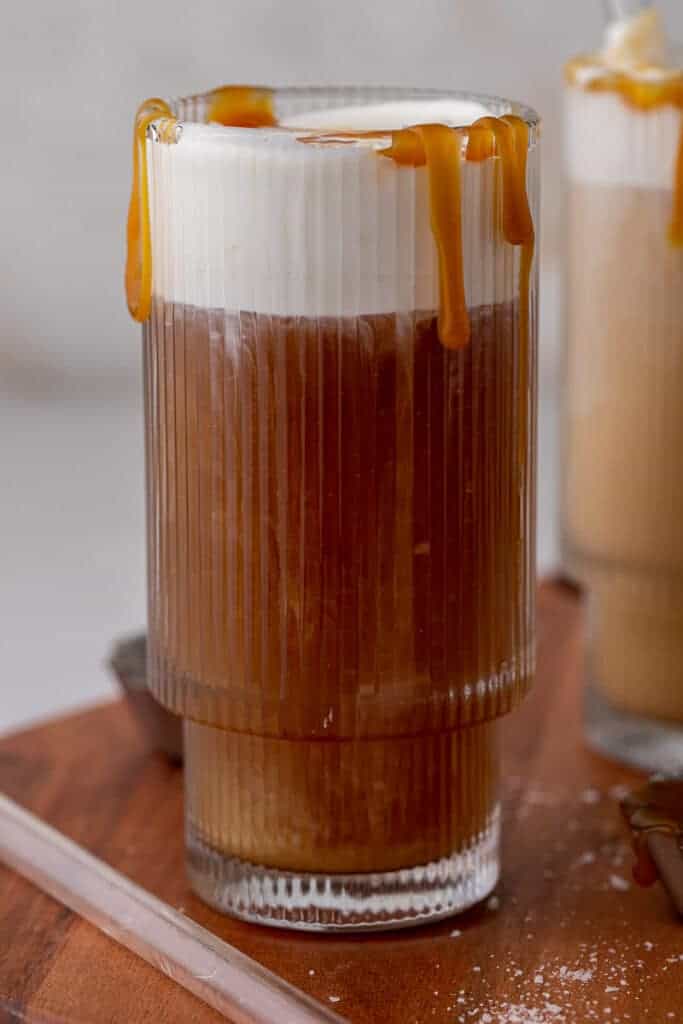 Salted Caramel Cream Cold Brew - Foxes Love Lemons