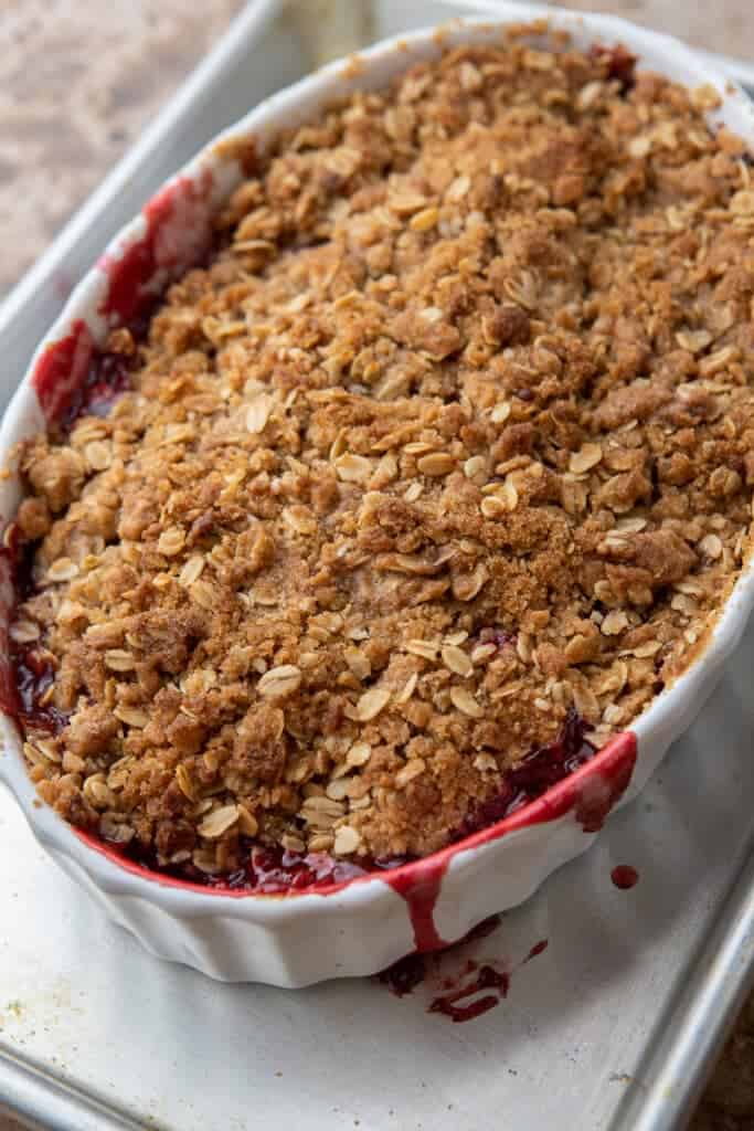 Cranberry apple crisp 