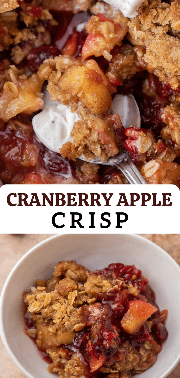 Cranberry apple crisp