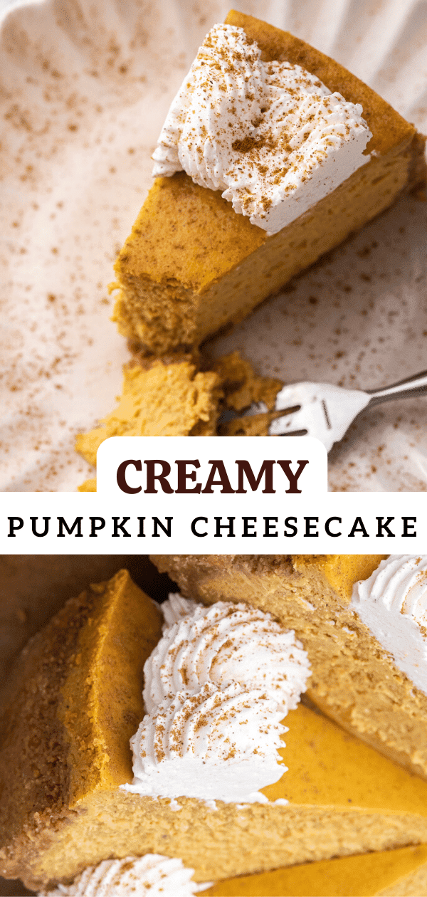 Creamy pumpkin cheesecake 