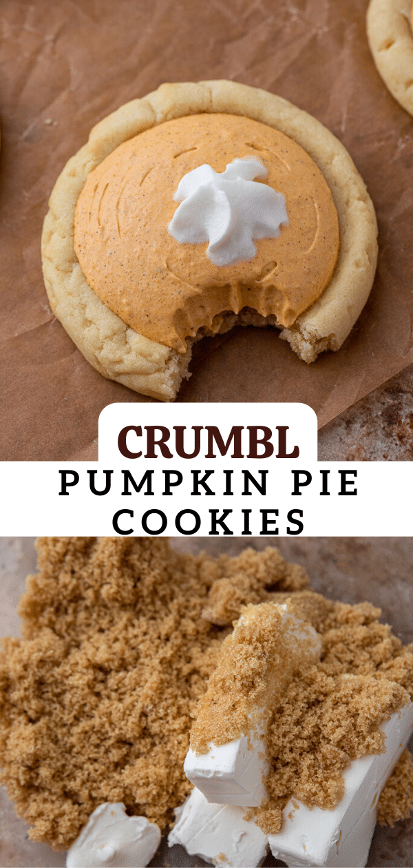 Crumbl pumpkin pie cookies