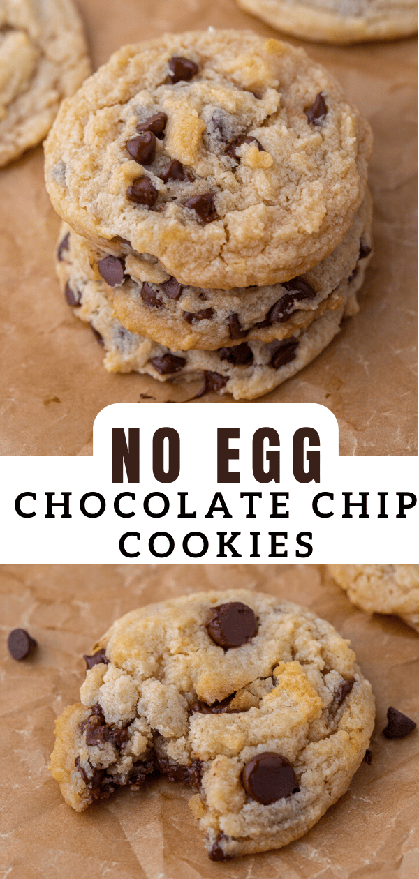 Eggless chocolate chip cookie