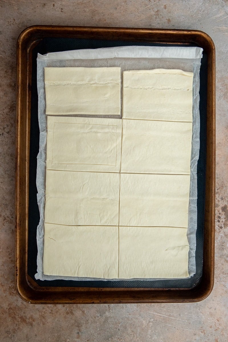 Puff pastry sheet