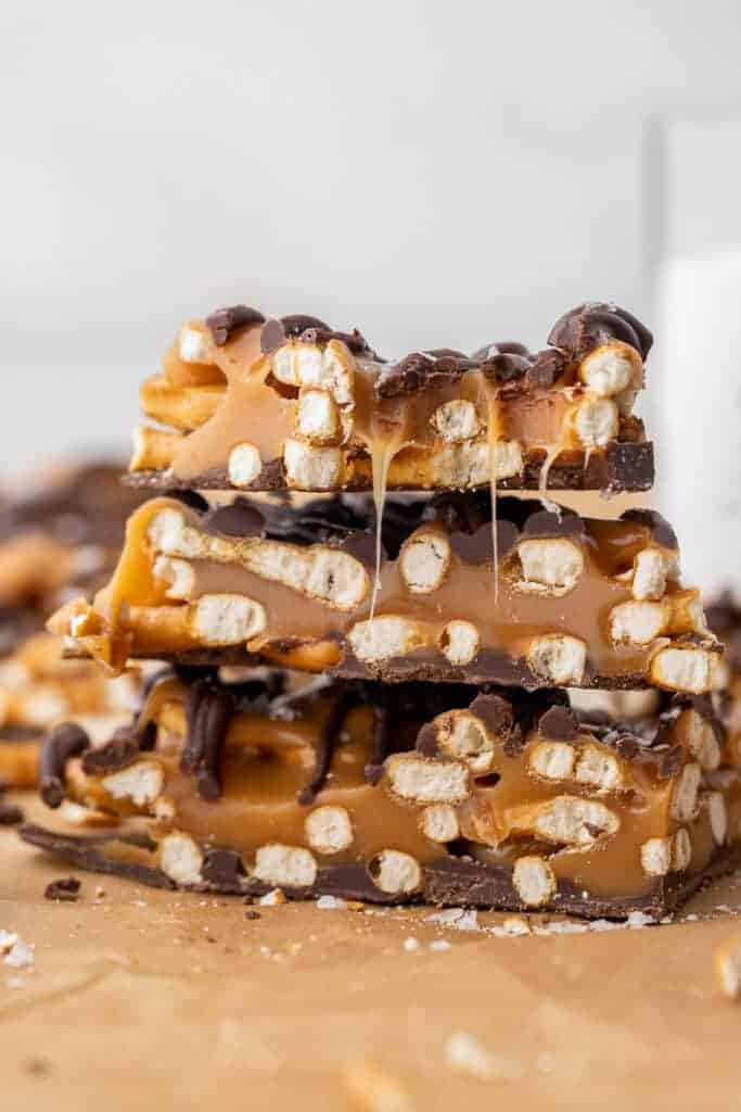 Salted Caramel Pretzel Bark