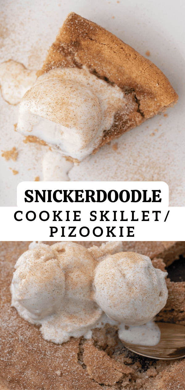 Snickerdoodle Skillet Cookie - Yes to Yolks