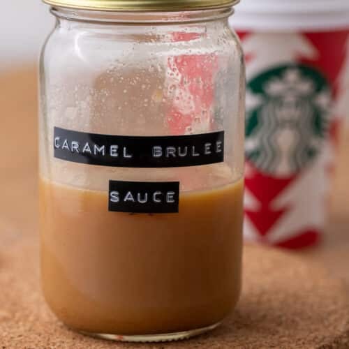 Starbucks Caramel Brulee sauce