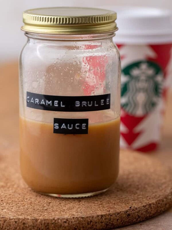 Starbucks Caramel Brulee sauce
