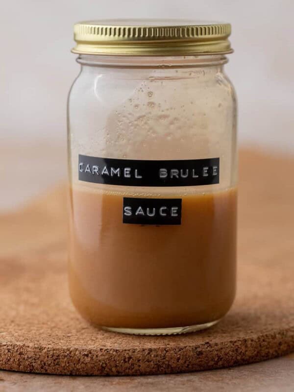 Caramel brulee sauce