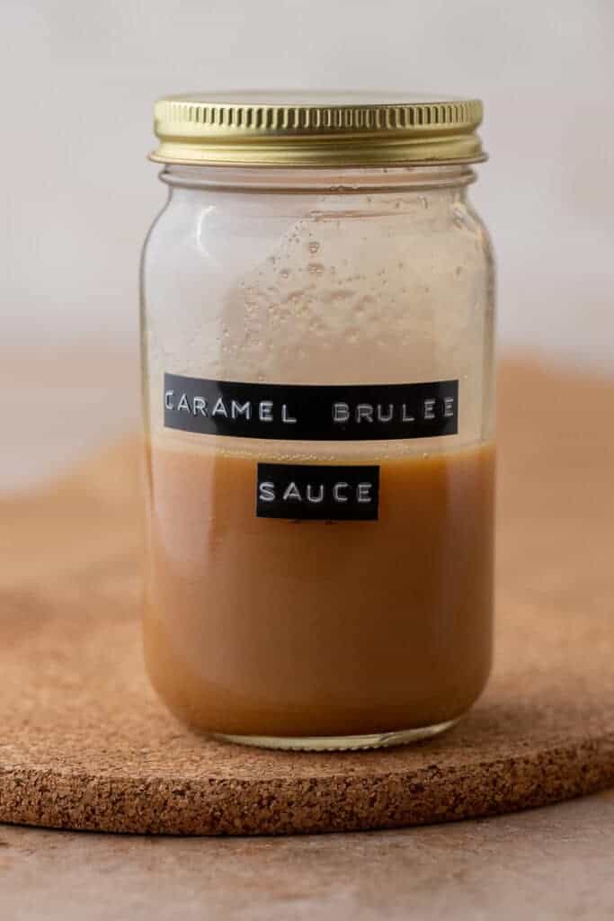 Caramel brulee sauce