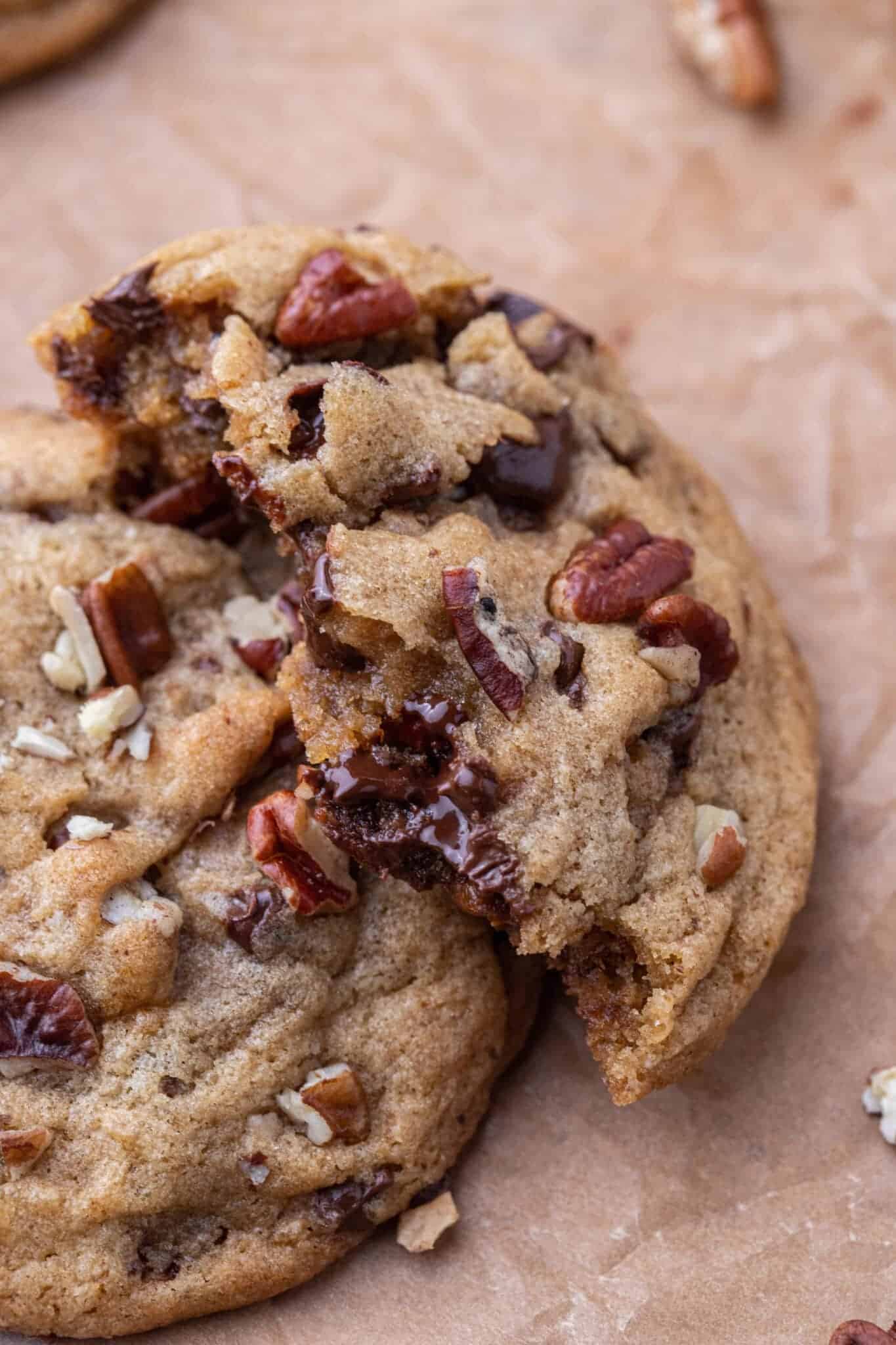 Easy Brown Butter Pecan Chocolate Chip Cookies Lifestyle of a Foodie