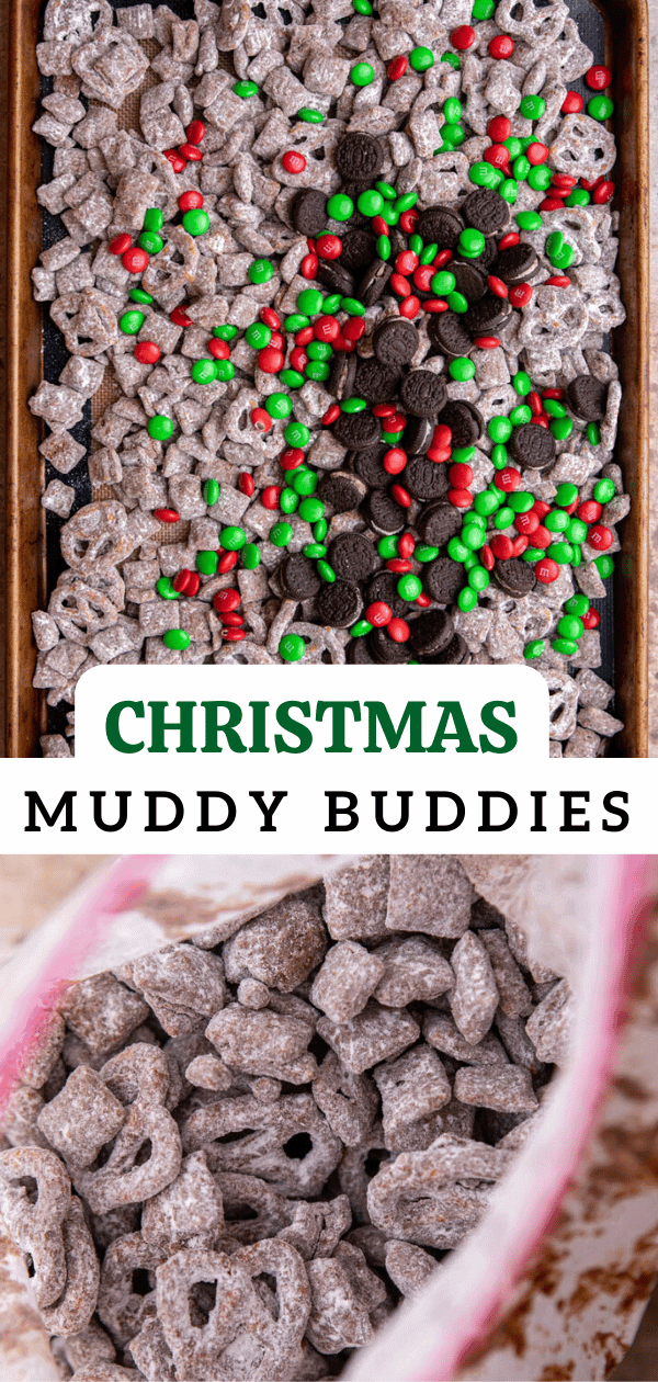 Christmas muddy buddies