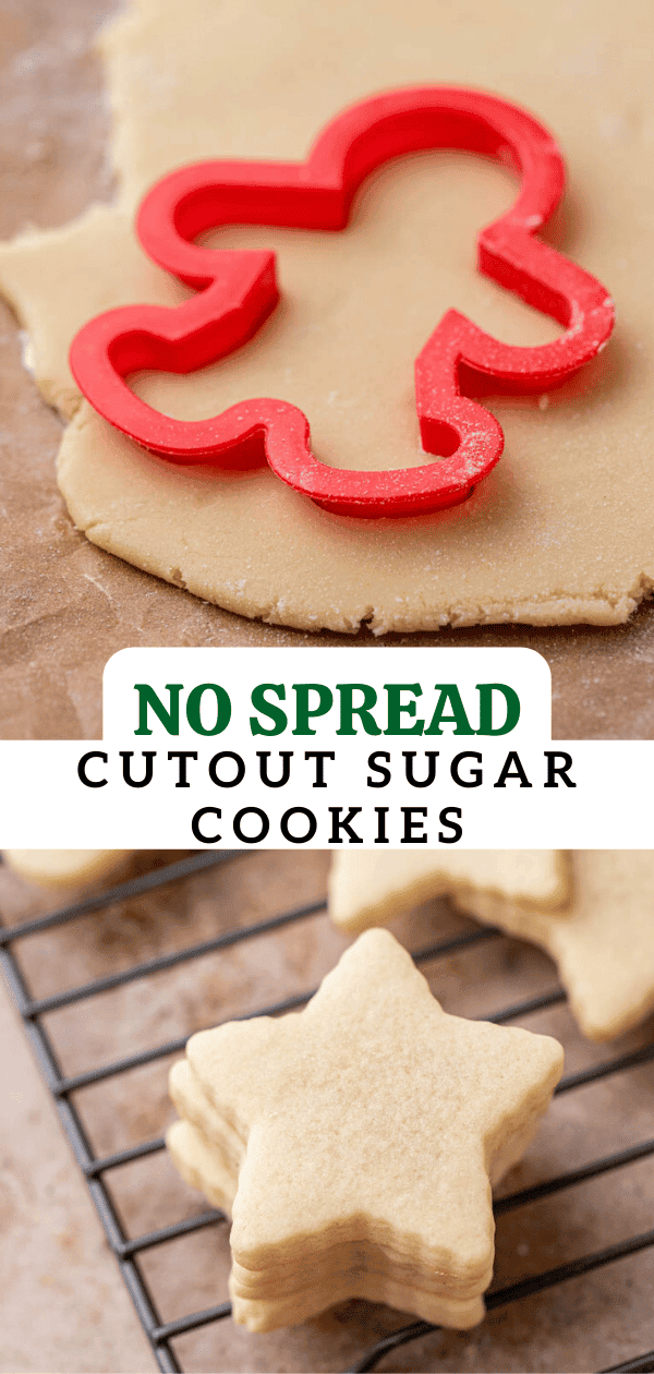 No spread Cutout sugar cookies