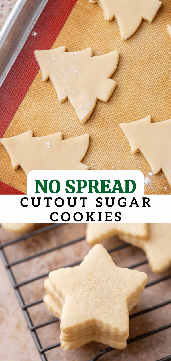 No spread Cutout sugar cookies