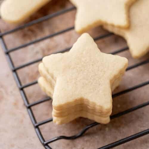 Cutout sugar cookies that don't spread