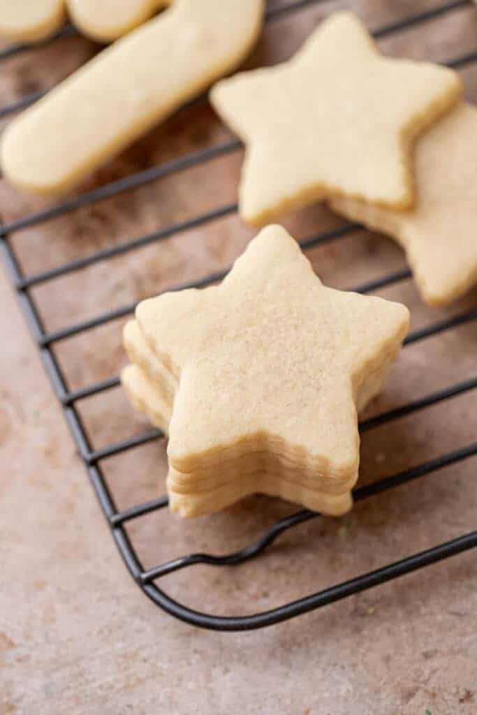 Cutout sugar cookies that don't spread