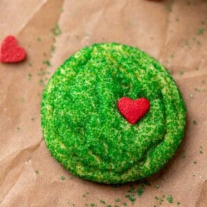 Grinch sugar cookies