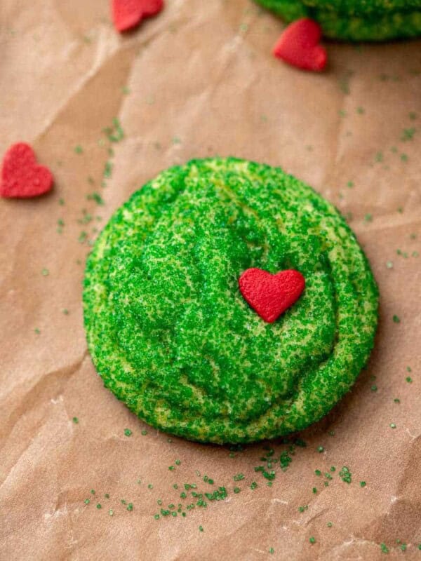 Grinch sugar cookies