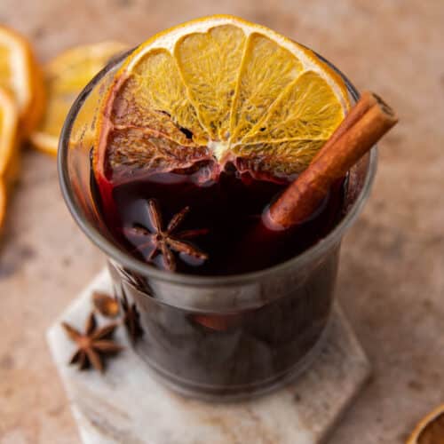 French Vin Chaud Hot mulled wine