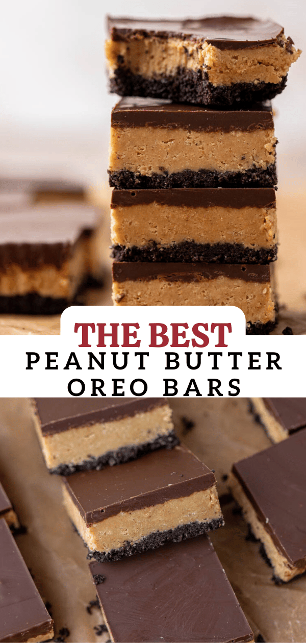 Peanut butter Oreo bars