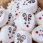 Reindeer marshmallow hot cocoa toppers