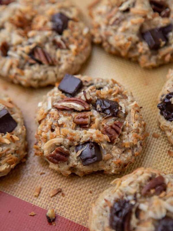 Delicious chocolate chip cowboy cookies