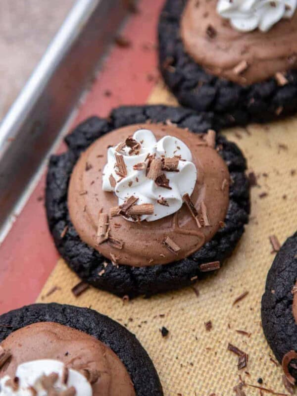 Crumbl French Silk Pie Cookies