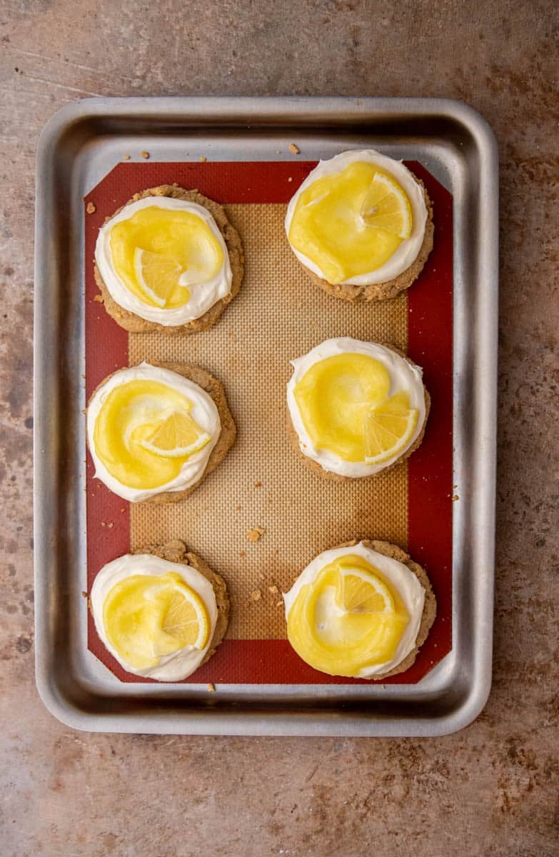 LEmon cheesecake cookies
