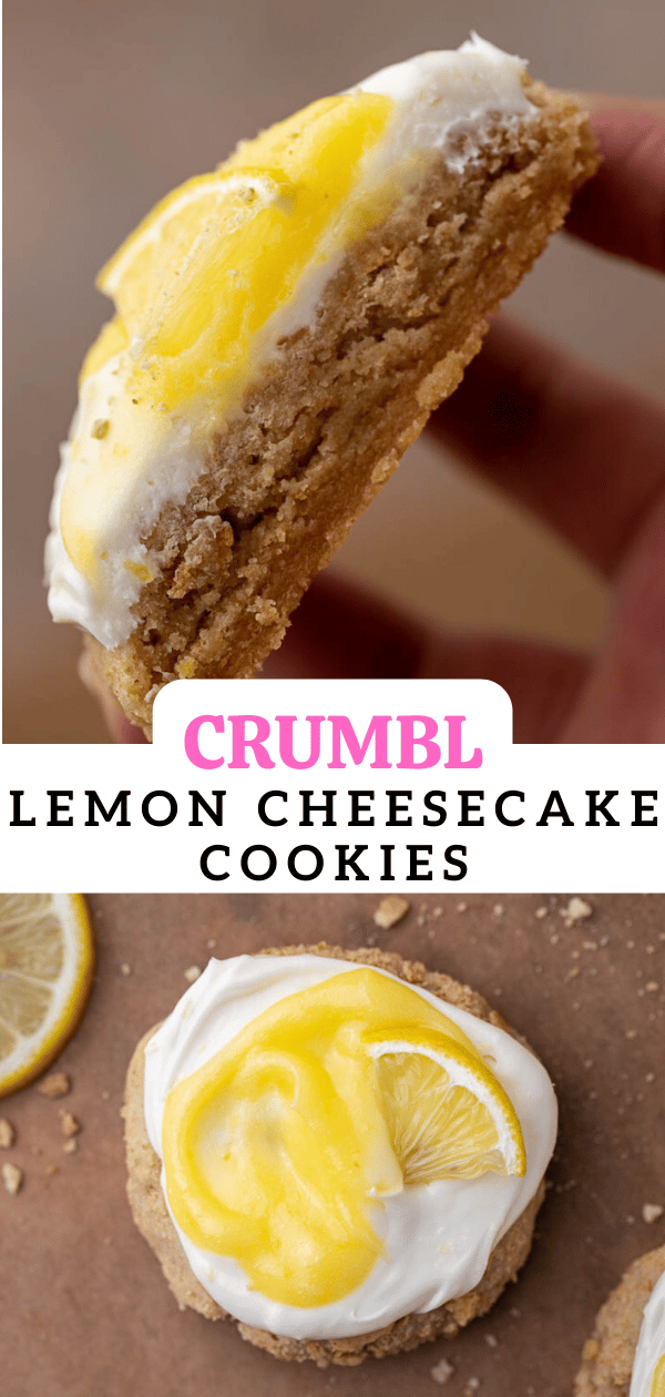 Crumbl lemon cheesecake cookies
