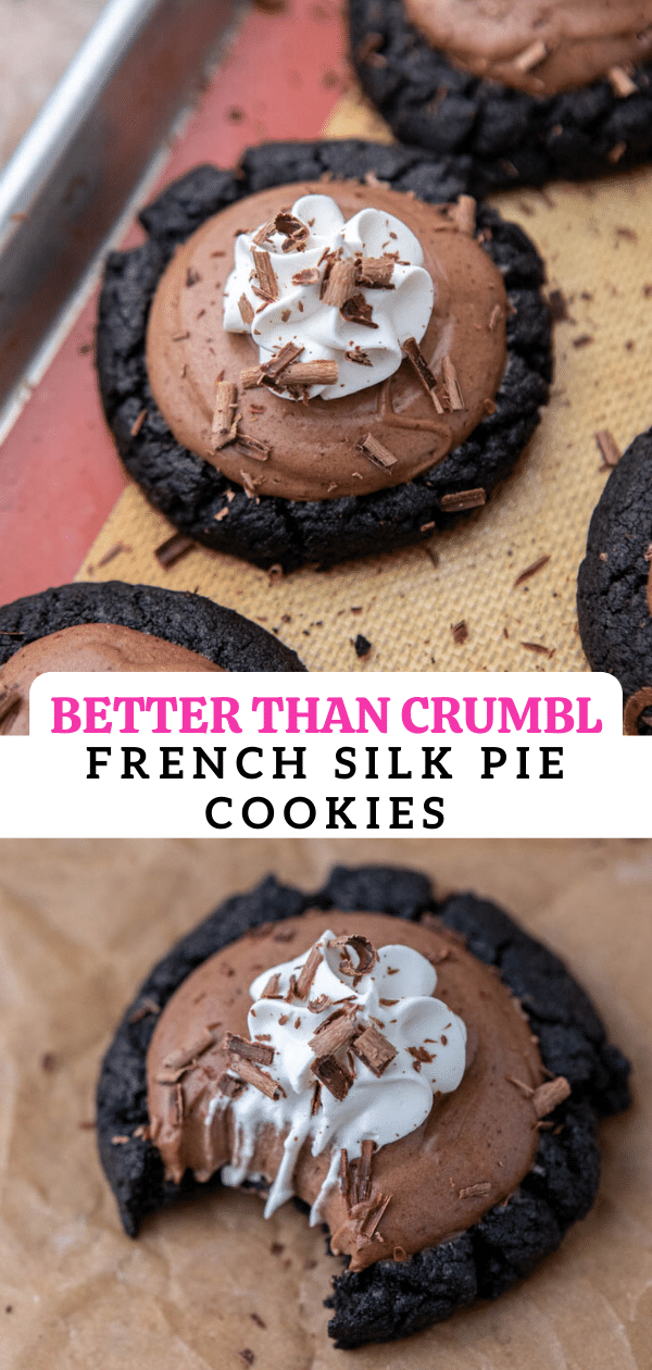 Crumbl French Silk Pie Cookies