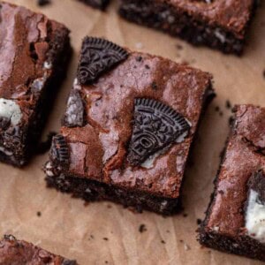 Fudgy Oreo brownies
