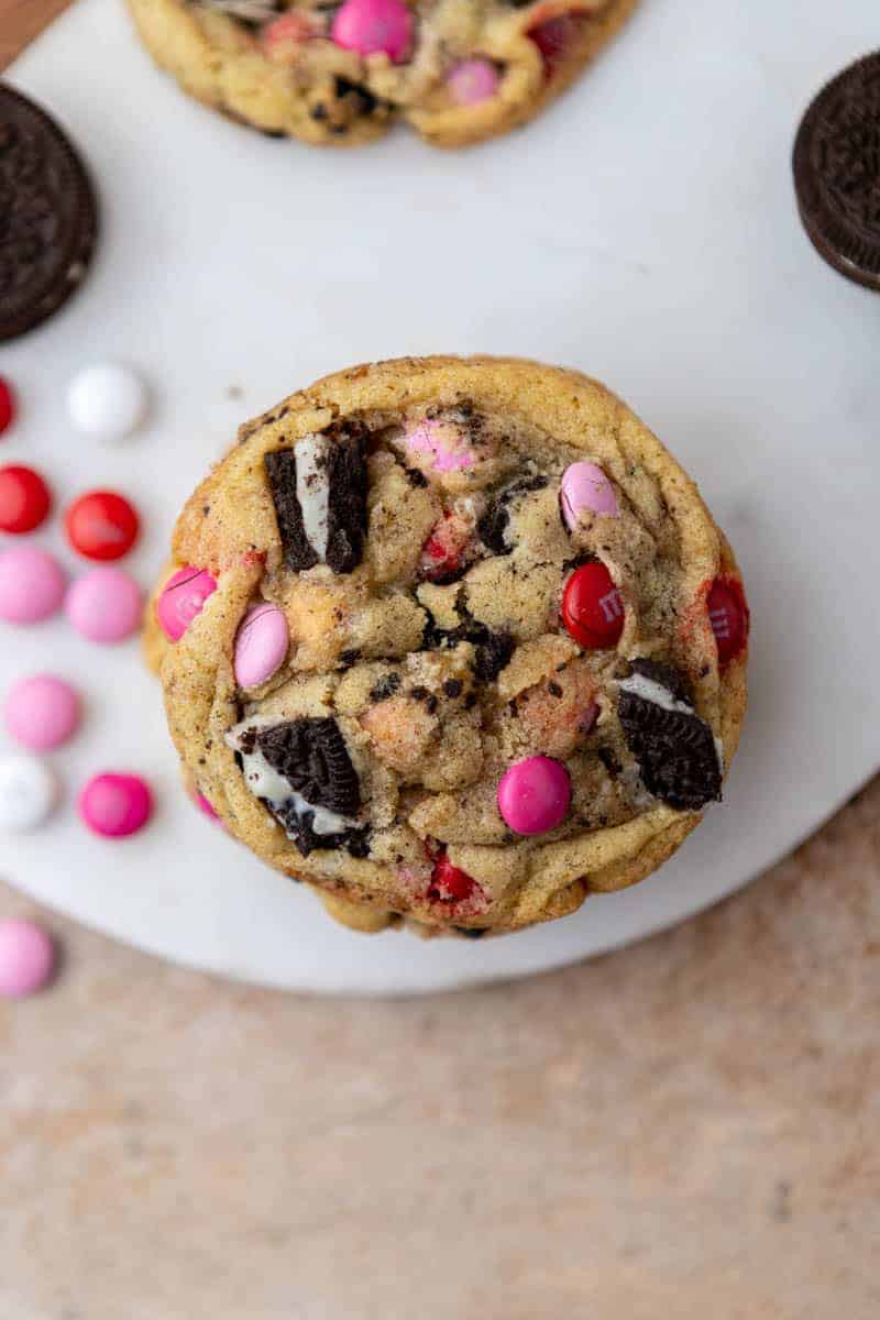 Oreo M The Best Valentine’s Day Oreo M&M Cookies (Thick & Chewy)