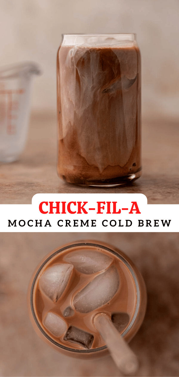 Chick fil a cold brew creme mocha 