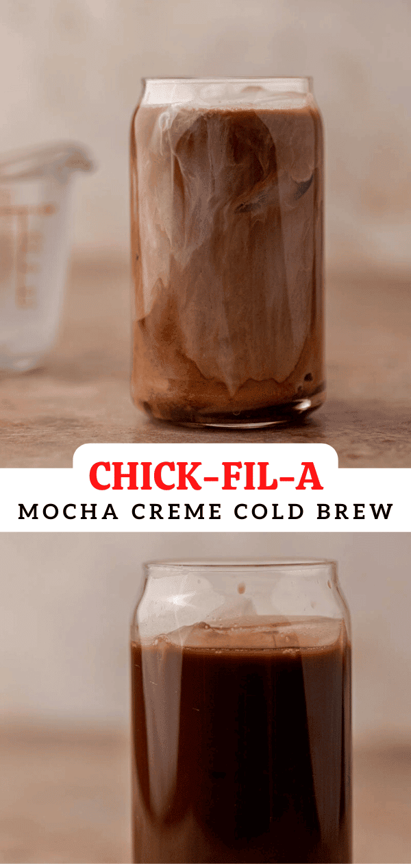 Chick fil a cold brew creme mocha 