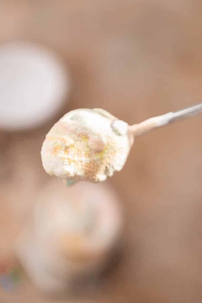 Spoonful of m&m's mcflurry