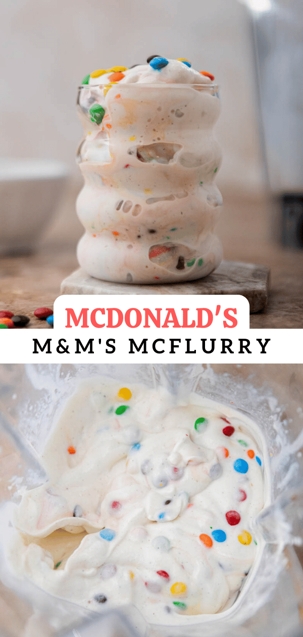 McDonalds m&m's mcflurry