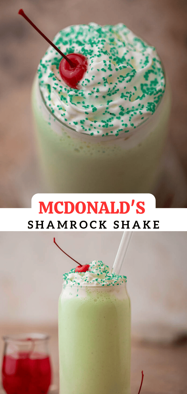 Mcdonalds shamrock shake 