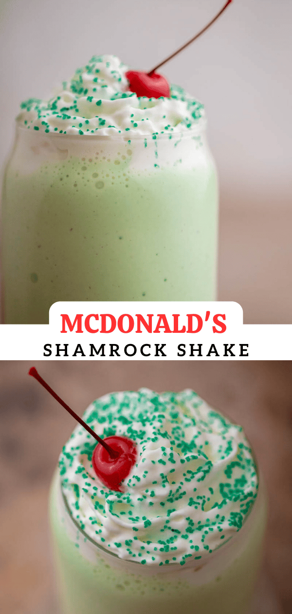 Mcdonalds shamrock shake 