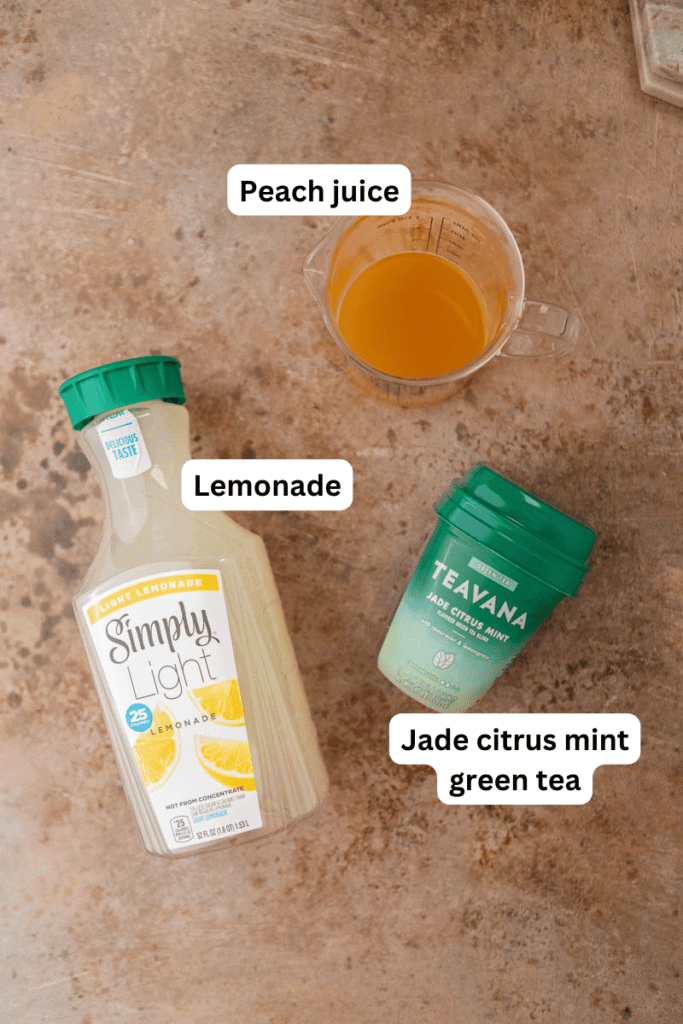 How to make Starbucks peach green tea - Lifestyle of a Foodie