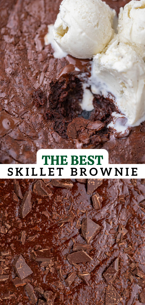 Skillet brownie