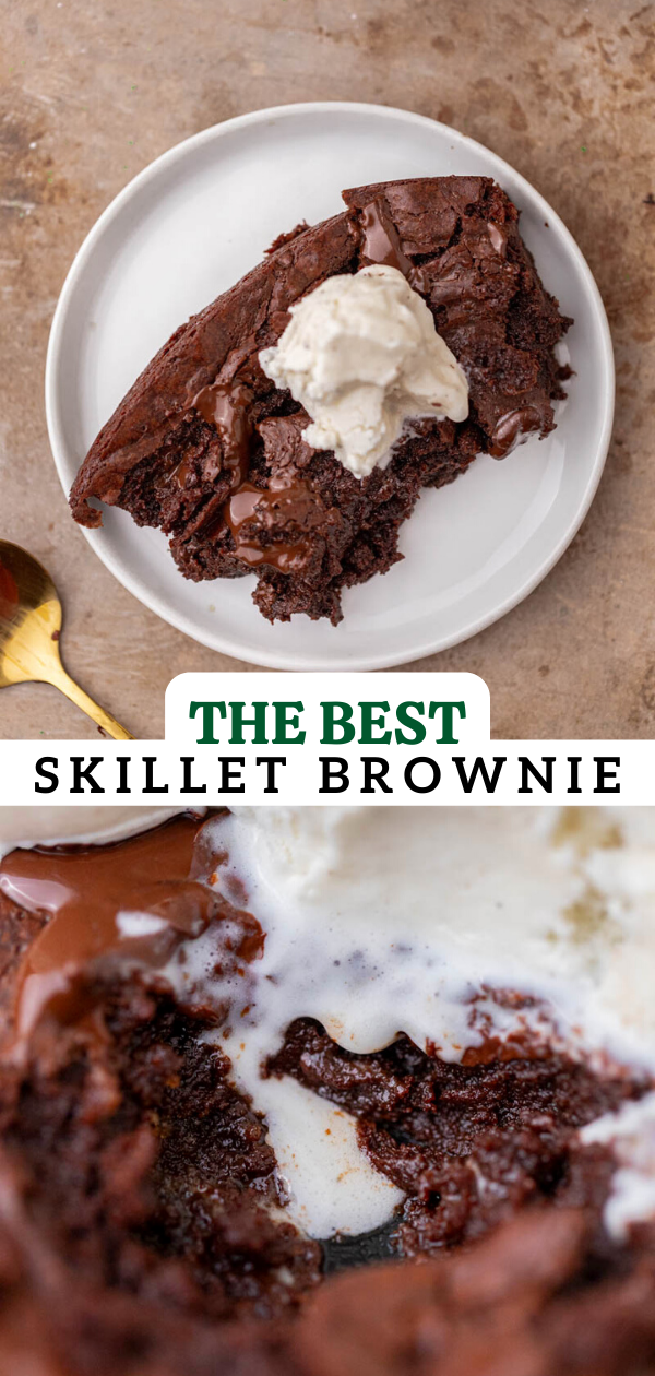 Skillet brownie