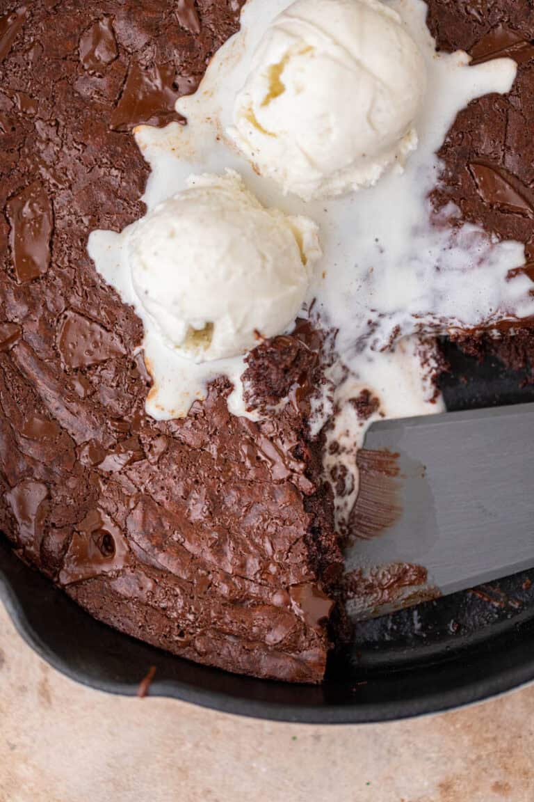 The best Fudgy Skillet Brownie Lifestyle of a Foodie