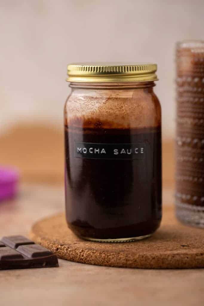 Starbucks mocha sauce - Chocolate syrup for coffee - Lifestyle of a Foodie