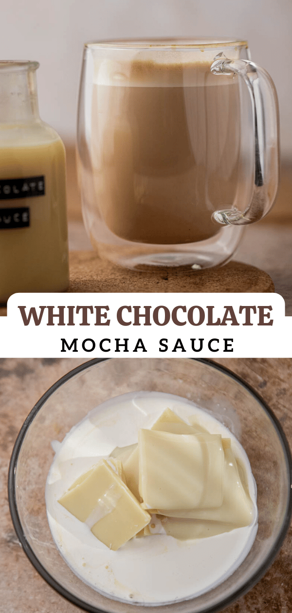 White chocolate mocha sauce 