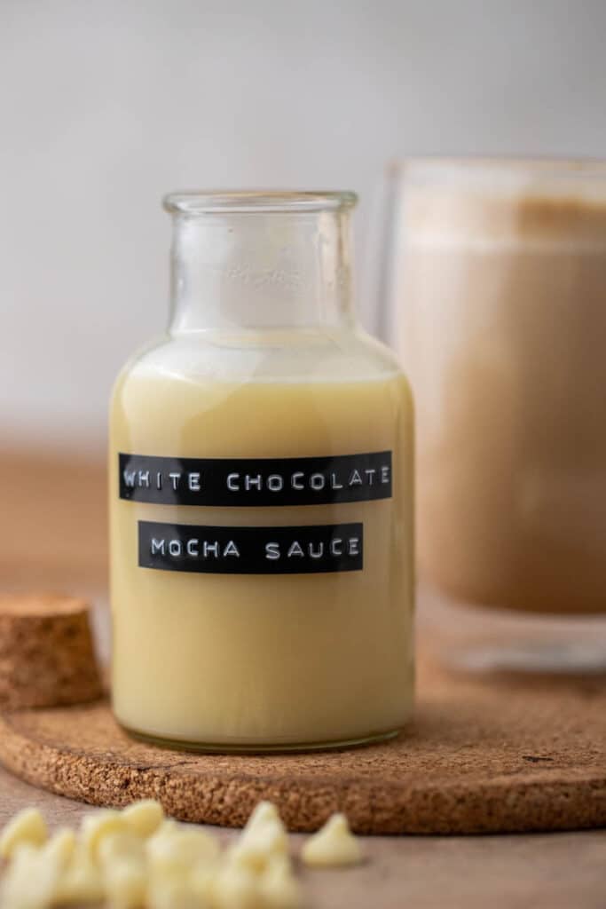 White chocolate mocha sauce