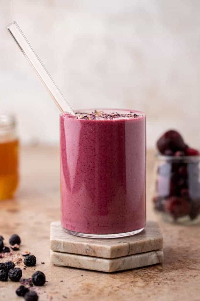 Vibrant mixed berry smoothie