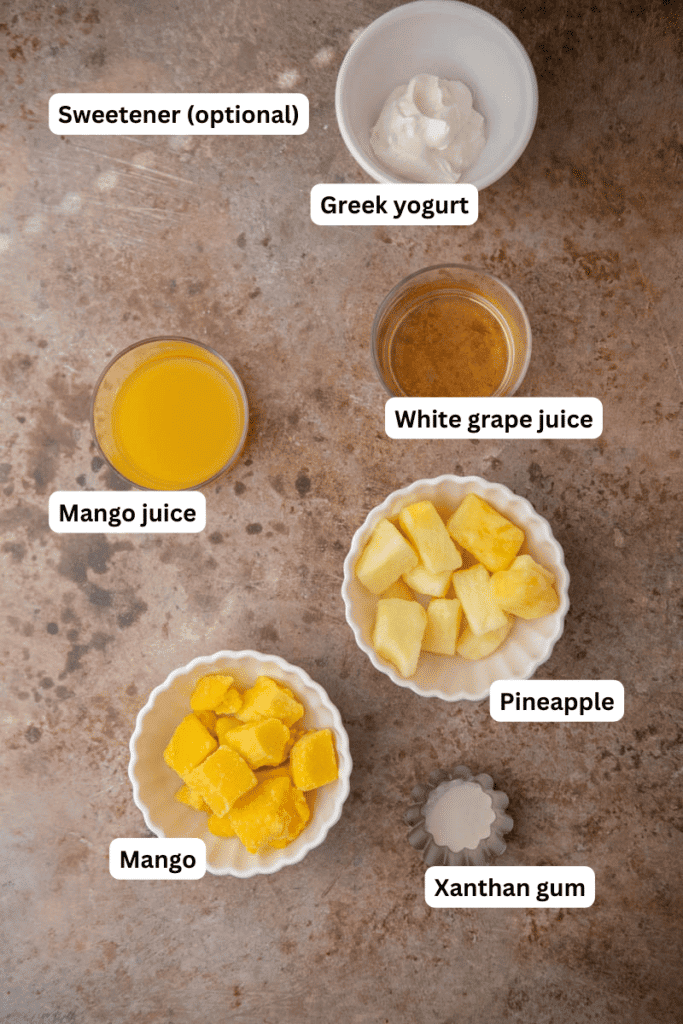 how to make the mango pineapple smoothie from mcdonalds